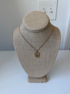 Gold Initial A Pendant Necklace – Icing
